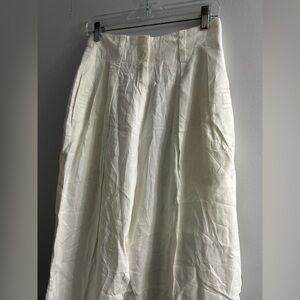 NWT vintage Nancy heller bergdorf Goodman white pleated pants 1980s
